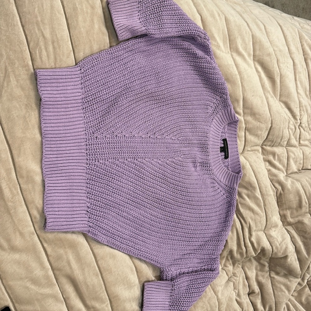 Banana Republic cotton purple sweater - small